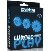 Lumino Play Penis Rings 3Pc