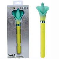 Maia VALA - Yellow Yellow/Green 22.2 cm USB Rechargeable Flower Vibrator