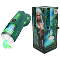 MASTURS Ayla USB Rechargeable Sucking, Vibrating & Talking Auto Stroker with Augmented Reality