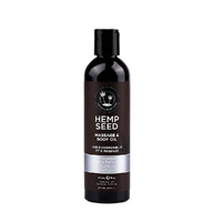Hemp Seed Massage & Body Oil Unscented - 237 ml Bottle