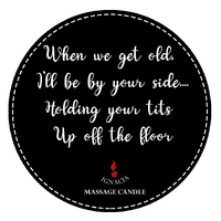 Tits Up Candle