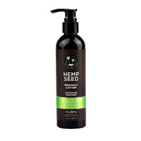 Hemp Seed Massage Lotion Naked In The Woods (White Tea & Ginger) Scented - 237 ml Bottle