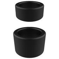 Nero by Playful - Liquid Silicone Ball Stretcher Rings - 2 Pack
