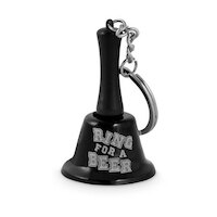 Ring For A Beer Keyring Bell (Black)