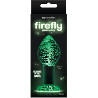 3.9" Glowing Glass Butt Plug