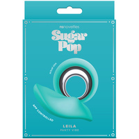 Sugar Pop Leila - Teal Teal USB Rechargeable Panty Vibrator with Remote