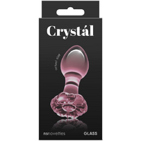 Flower Glass Butt Plug