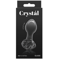Rose Glass Butt Plug Rose Glass Butt Plug
