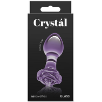 Rose Glass Butt Plug Rose Glass Butt Plug