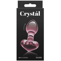 Heart Glass Butt Plug