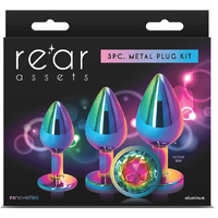 Metal Jeweled Anal Trainer Kit