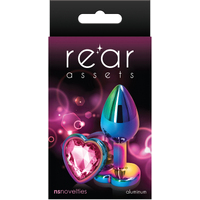 Small Metal Heart Gem Butt Plug