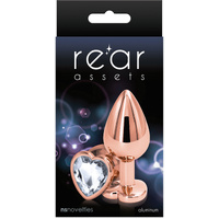 Medium Metal Heart Gem Butt Plug