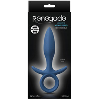 King Blue Small Butt Plug + Ring King Blue Small Butt Plug + Ring