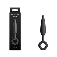 Renegade Slide - Black Black 12.7 cm Anal Plug