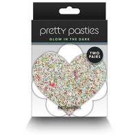 Pretty Pasties Heart And Flower Glow 2 Pair