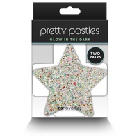 Pretty Pasties Star And Cross Glow 2 Pair