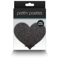 Pretty Pasties Glitter Hearts / 2 Pair
