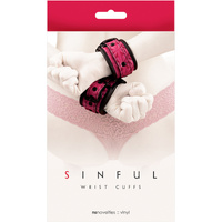 Faux Leather Wrist Cuffs