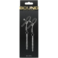 Bound Nipple Clamps D3gunmetal