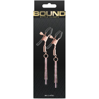 Bound Nipple Clamps D3 Rose