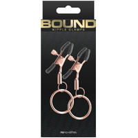 Bound Nipple Clamps C2 Rose