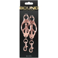 Bound Nipple Clamps C3 Rose