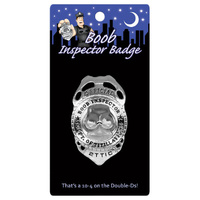 Boob Inspector Badge Buck's Night Novelty Badge