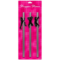 Male Stripper Straws X3