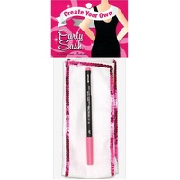 Create Your Own Party Sash (White)