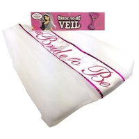 Bride To Be Veil (White)