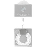 Pleasure Handcuffs Furry - White