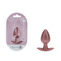 Ouch! Anal Plug Medium Rose  Rose  7.9cm Medium Butt Plug