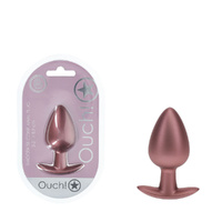 Ouch! Anal Plug Large Rose  Rose  8.9cm Large Butt Plug