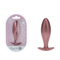 Ouch! Oval Anal Plug Rose  Rose  11.7cm Butt Plug