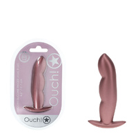 Ouch! Finger Anal Plug Rose  Rose  11.7cm Butt Plug