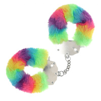 Ouch! Heavy Duty Fluffy Cuffs Multicolour 1 Multicoloured Fluffy Restraints