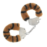 Ouch! Heavy Duty Fluffy Cuffs Tiger Tiger Fluffy Restraints