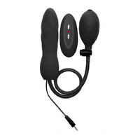 Inflatable Vibrating Silicone Dildo