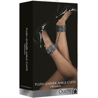 Plush Leather Ankle Cuffs