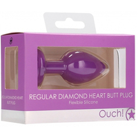 Medium Diamond Heart Butt Plug