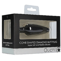 Cone-Shaped Diamond Butt Plug