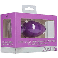 XL Diamond Heart Butt Plug