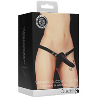 Vibrating Silicone Strap-On