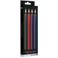 Large Teasing Wax Drip Candles X4