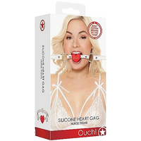Silicone Nurse Heart Mouth Gag