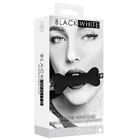 Silicone Bone Gag - With Adjustable Bonded Leather Straps