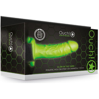 6" Glowing Strap On Harness