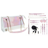 Ouch! Paris Collection Kit With Bag  Bondage Set With Bag 8 Piece Kit
