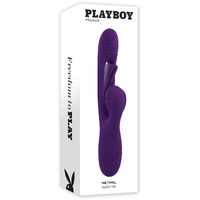 Playboy Pleasure The Thrill  24.4cm Usb Rechargeable Rabbit Vibrator